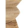 Stool in paulownia wood