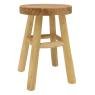 Stool in teak wood