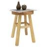 Stool in teak wood