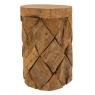 Stool in teak wood