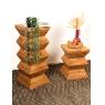 Recycled pine stool