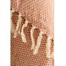 Recycled cotton throw