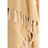 Recycled cotton throw
