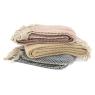 Recycled cotton throw