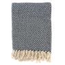 Recycled cotton throw