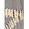 Recycled cotton throw