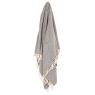 Recycled cotton throw