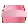 Cardboard basket with movable handle