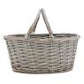 Panier en éclisse grise