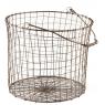 Antique bronze color metal baskets