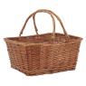 Basket in buff willow