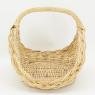 Natural rattan basket