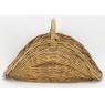 Log basket in lacak rattan 