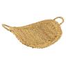  Rush and metal log basket