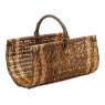 Wicker log basket