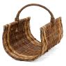 Wicker log basket