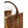 Wicker log basket