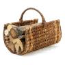 Wicker log basket