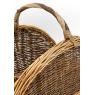 Wicker log basket