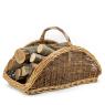Wicker log basket