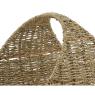 Panier à bûches en jonc