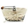Panier en grillage noir