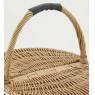 Willow basket with 2 lids
