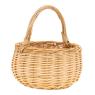 Petit panier en osier blanc
