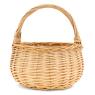 Petit panier en osier blanc
