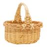 White willow basket with handle