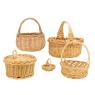 White willow basket with handle