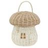 Mushroom rattan basket 