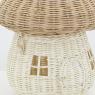 Mushroom rattan basket 