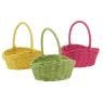 Natural rattan children basket