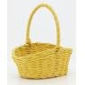 Natural rattan children basket