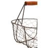 Aged wire basket
