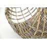 Panier ajouré en poelet gris