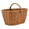 Buff willow shopping basket