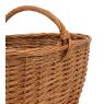 Buff willow shopping basket