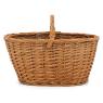 Buff willow shopping basket