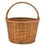 Buff willow shopping basket