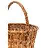 Buff willow shopping basket