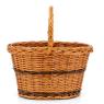 Buff willow basket with handle