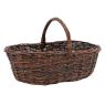 Unpeeled willow mushroom basket