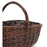 Unpeeled willow mushroom basket