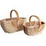 Paniers de marché en rotin