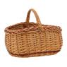 Panier en osier buff