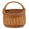 Panier en osier buff