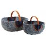 Rattan baskets with handle