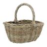 Grey pulut rattan basket